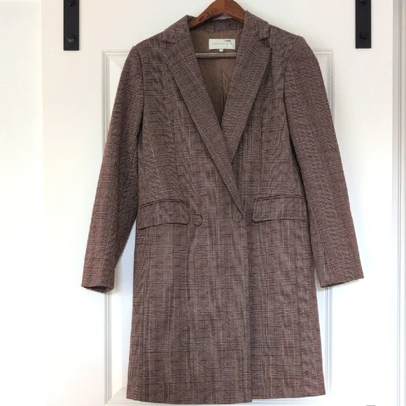 FrenchMauve Jackie Glen Oversized Longline Jacket Size S - Picture 5 of 9